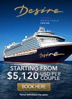 MONTE CARLO CRUISE – SEPTEMBER 21-28, 2019